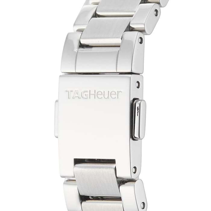 Pre-Owned TAG Heuer Pre-Owned TAG Heuer Carrera Calibre 9 White Mother of Pearl Steel Ladies Watch WAR2411.BA0770