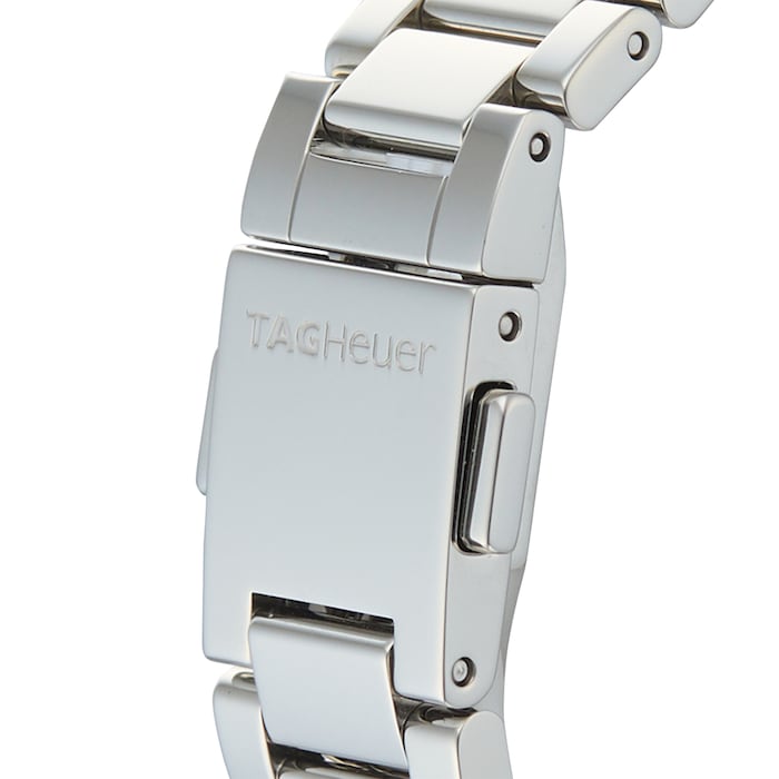 Pre-Owned TAG Heuer Carrera Calibre 9 White Mother of Pearl Steel Ladies Watch WAR2411.BA0776