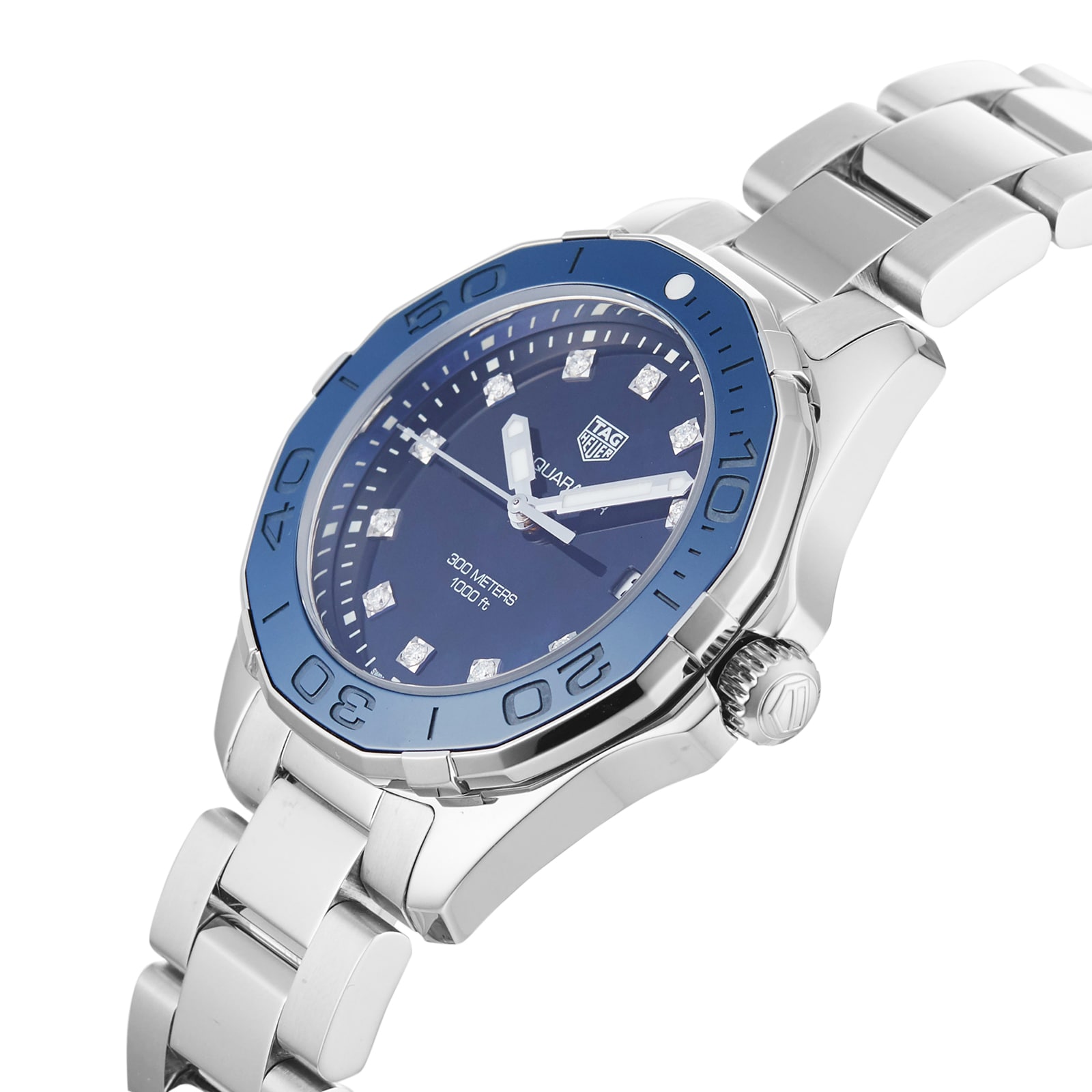 Tag heuer aquaracer hot sale blue mother of pearl