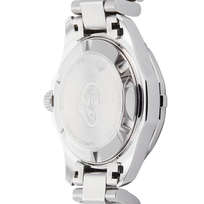 Pre-Owned TAG Heuer Aquaracer Black Mother of Pearl Steel Quartz Ladies Watch WAY131M.BA0748