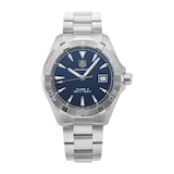 Pre-Owned TAG Heuer Aquaracer Calibre 5 Blue Steel Mens Watch WAY2112.BA0928