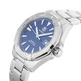 Pre-Owned TAG Heuer Aquaracer Calibre 5 Blue Steel Mens Watch WAY2112.BA0928