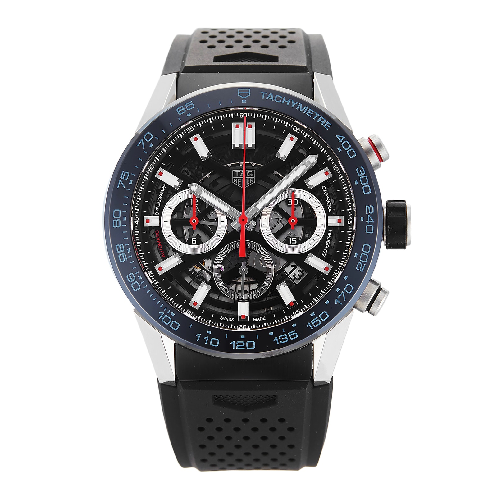 Pre-Owned TAG Heuer Carrera Calibre Heuer 02 Mens Watch CBG2A10.FT6168