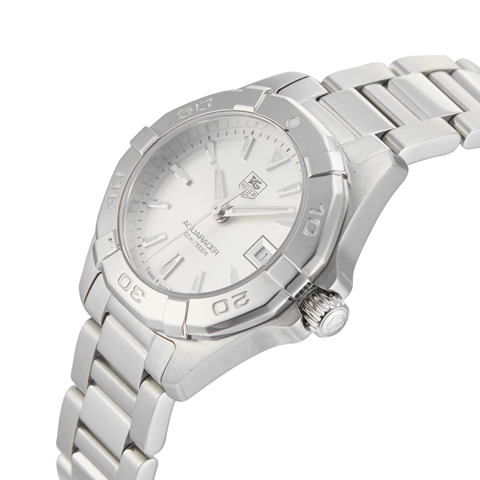 Pre-Owned TAG Heuer Aquaracer Ladies Watch WAY1411.BA0920 Pre-Owned TAG Heuer Aquaracer Ladies Watch WAY1411.BA0920
