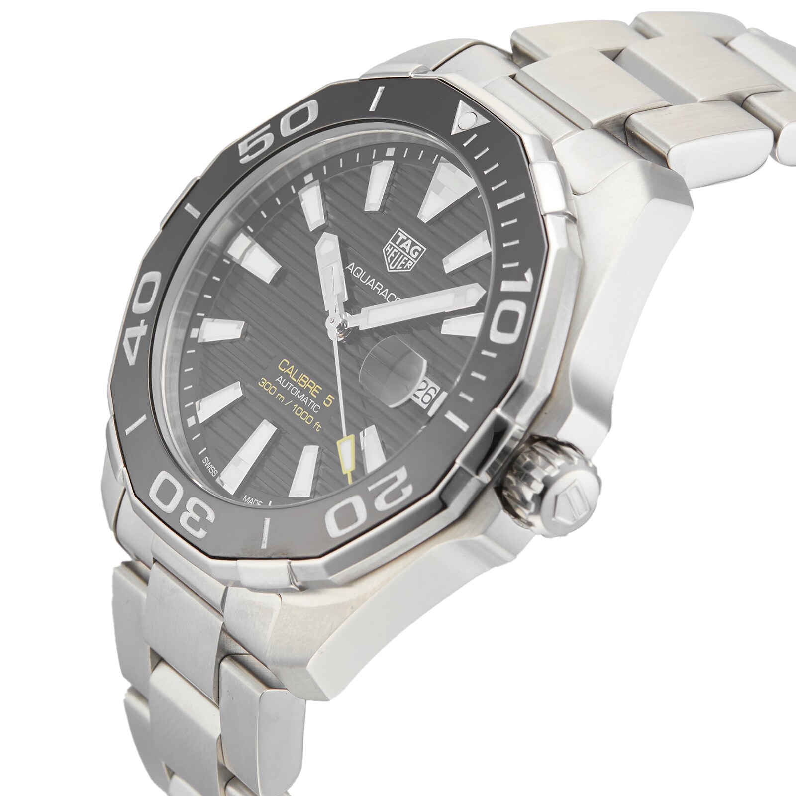 Pre-Owned TAG Heuer Aquaracer Calibre 5 Mens Watch WAY201A.BA0927