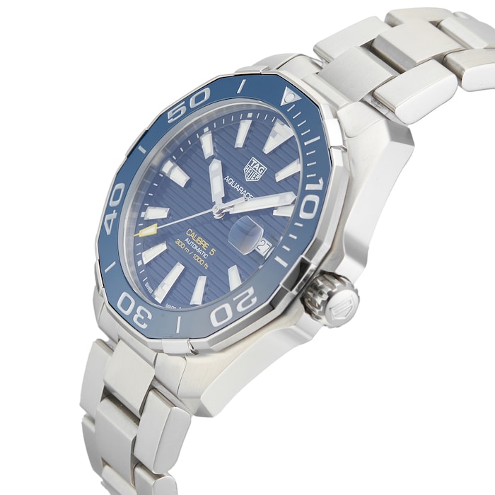 Pre-Owned TAG Heuer Aquaracer Calibre 5 Mens Watch WAY201B.BA0927