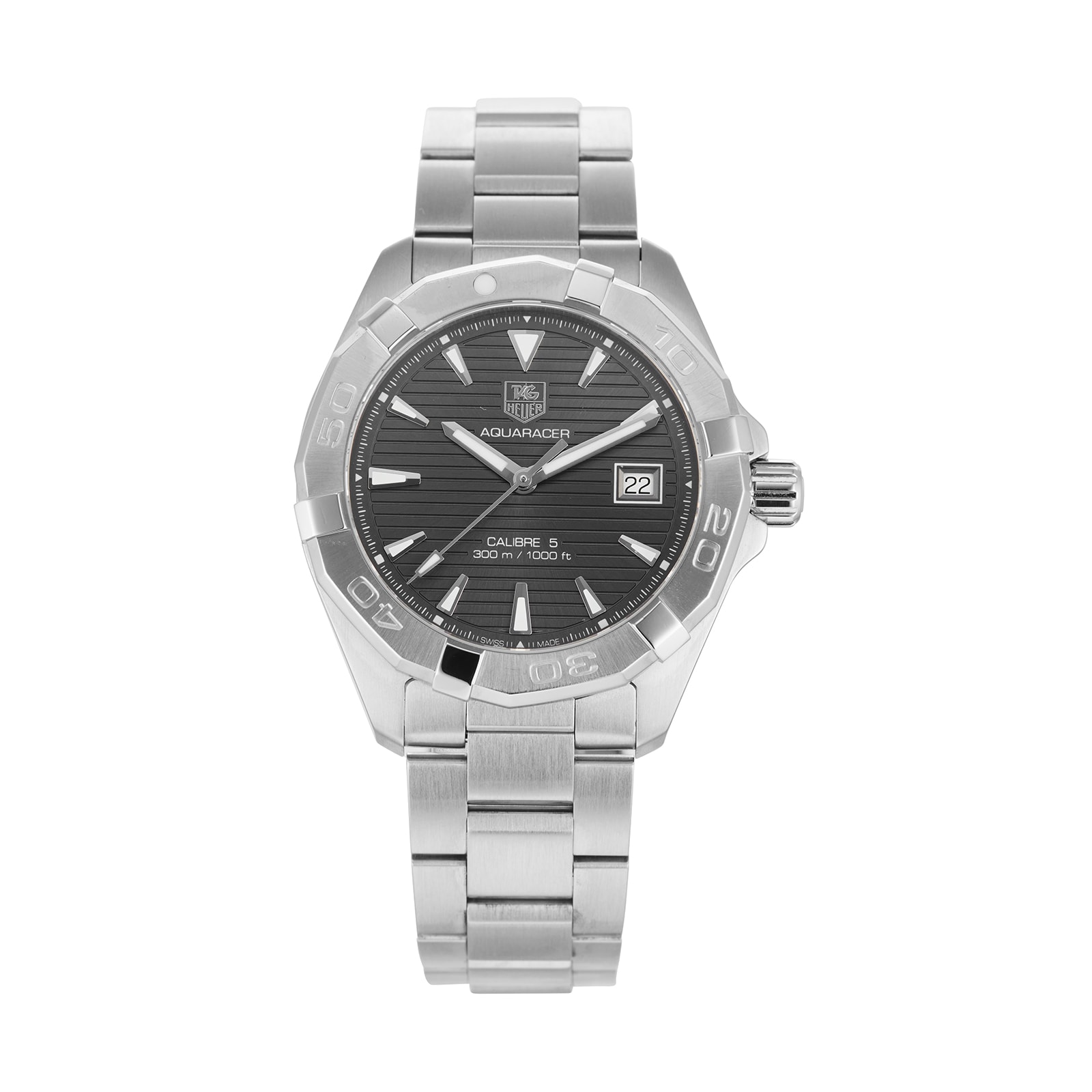 Pre-Owned TAG Heuer Aquaracer Calibre 5 Mens Watch WAY2113.BA0928