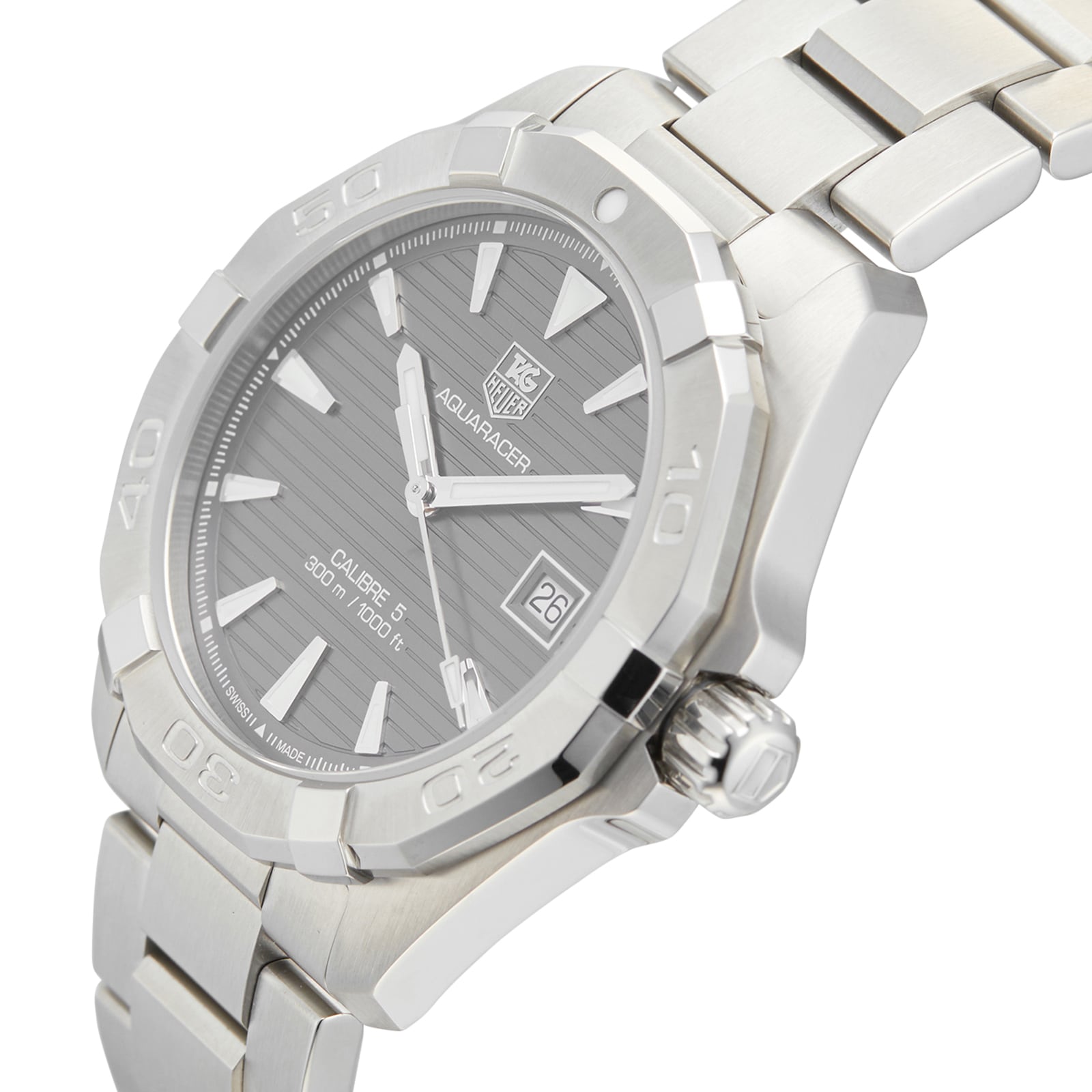 Pre-Owned TAG Heuer Aquaracer Calibre 5 Mens Watch WAY2113.BA0928