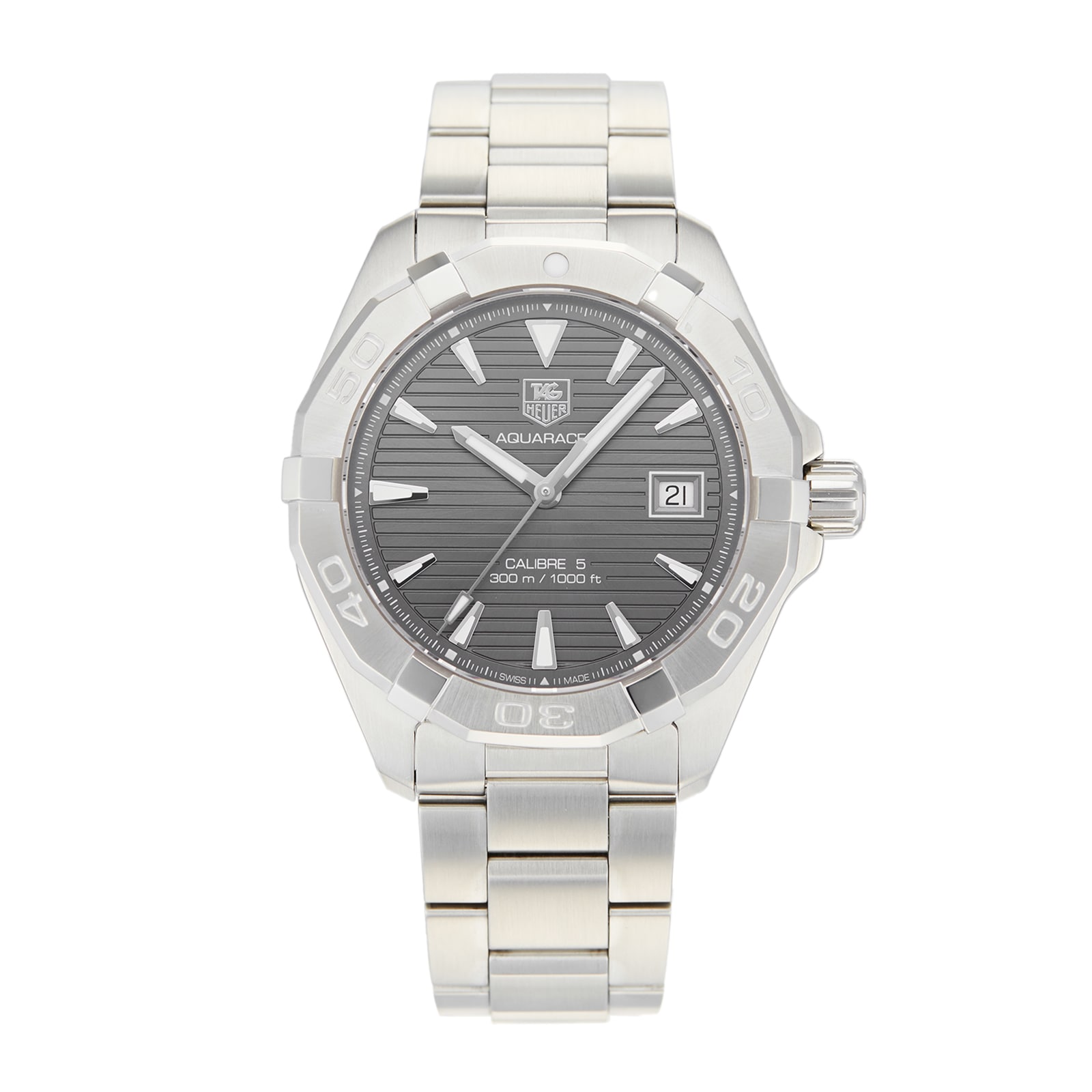 Pre-Owned TAG Heuer Aquaracer Calibre 5 Mens Watch WAY2113.BA0928