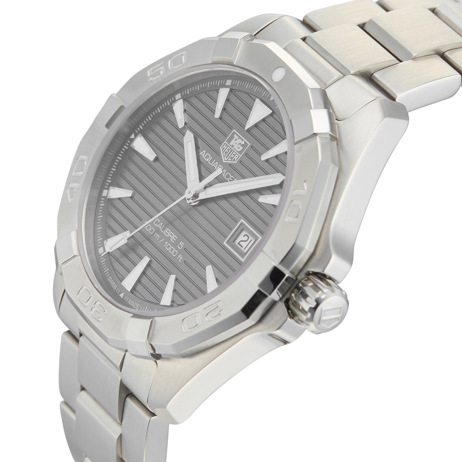 Pre-Owned TAG Heuer Aquaracer Calibre 5 Mens Watch WAY2113.BA0928