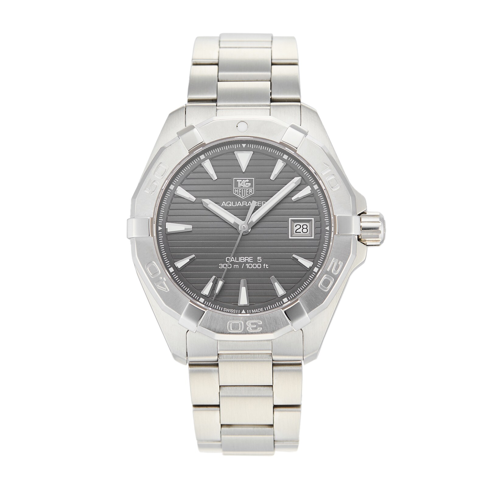 Pre-Owned TAG Heuer Aquaracer Calibre 5 Mens Watch WAY2113.BA0928