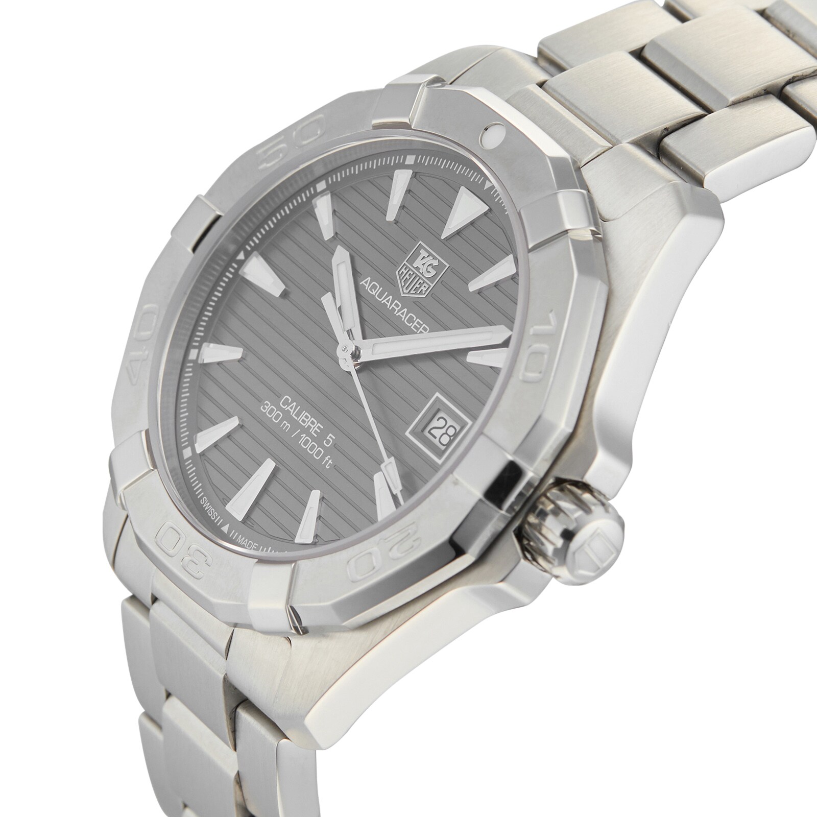Pre-Owned TAG Heuer Aquaracer Calibre 5 Mens Watch WAY2113.BA0928