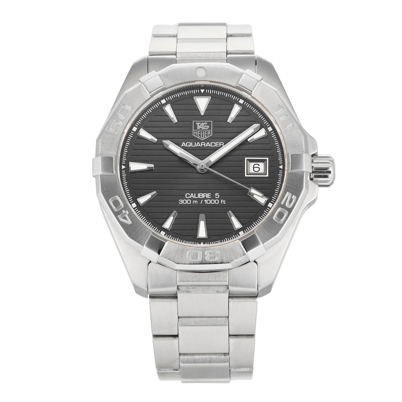 Pre-Owned TAG Heuer Aquaracer Calibre 5 Mens Watch WAY2113.BA0928