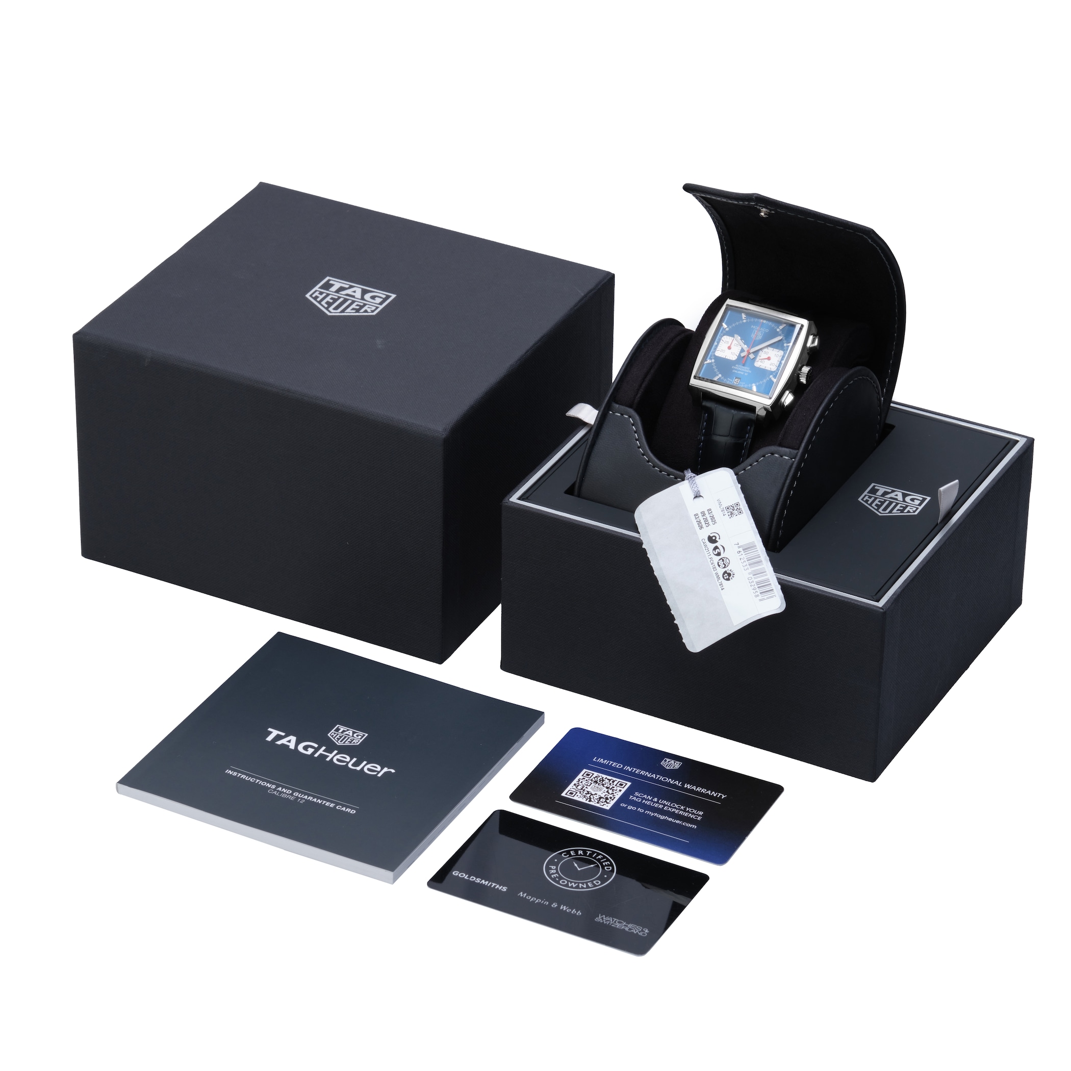 Pre-Owned TAG Heuer Monaco CAW2111.FC6183 Pre-Owned TAG Heuer Monaco CAW2111.FC6183