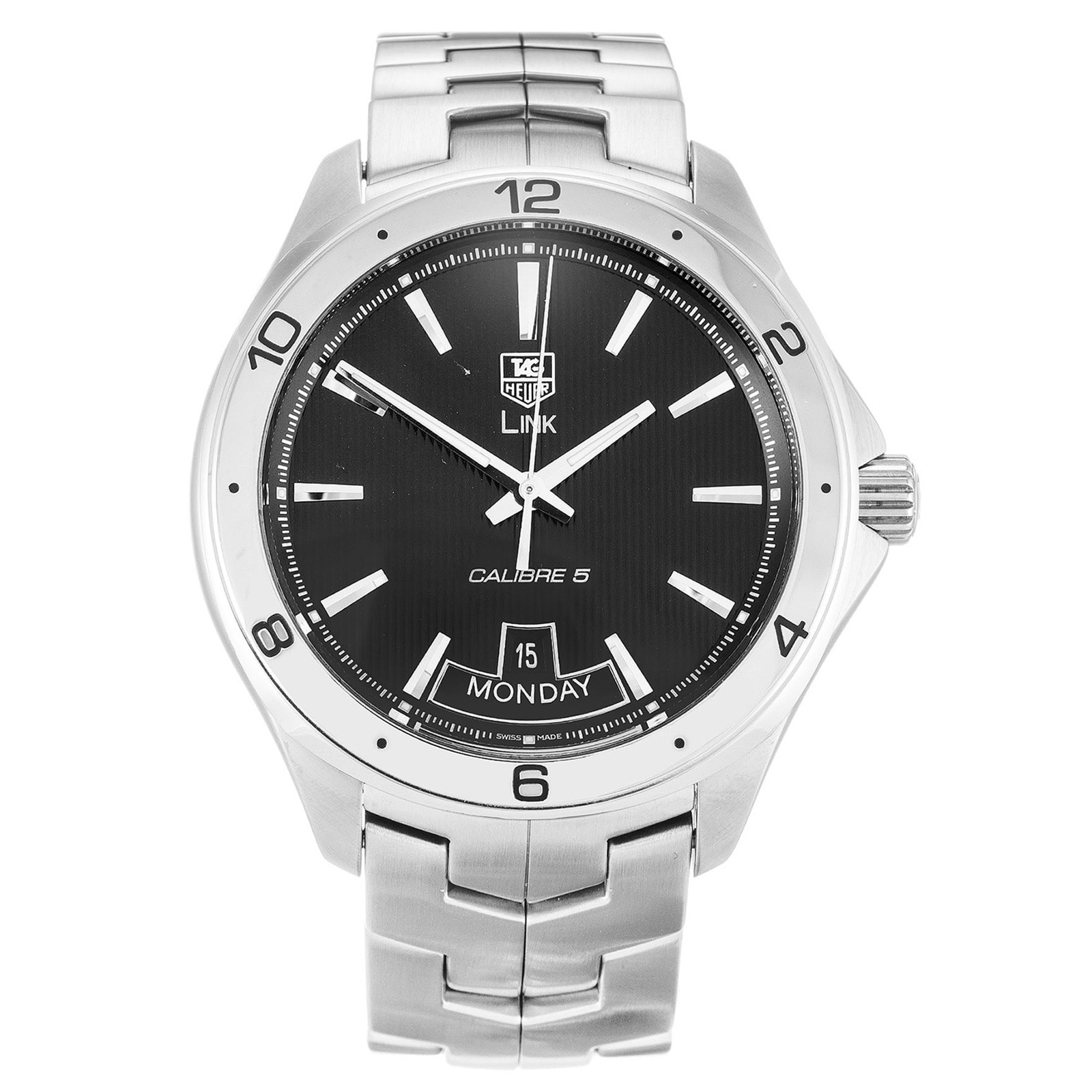 Pre-Owned TAG Heuer Link Automatic 42mm Stainless Steel WAT2010.BA0951 Pre-Owned TAG Heuer Link Automatic 42mm Stainless Steel WAT2010.BA0951