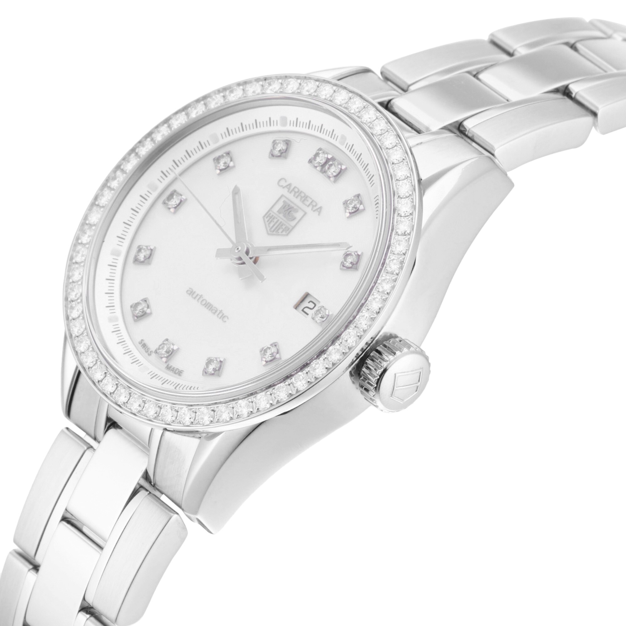 Pre-Owned TAG Heuer Carrera Ladies 27mm Stainless Steel