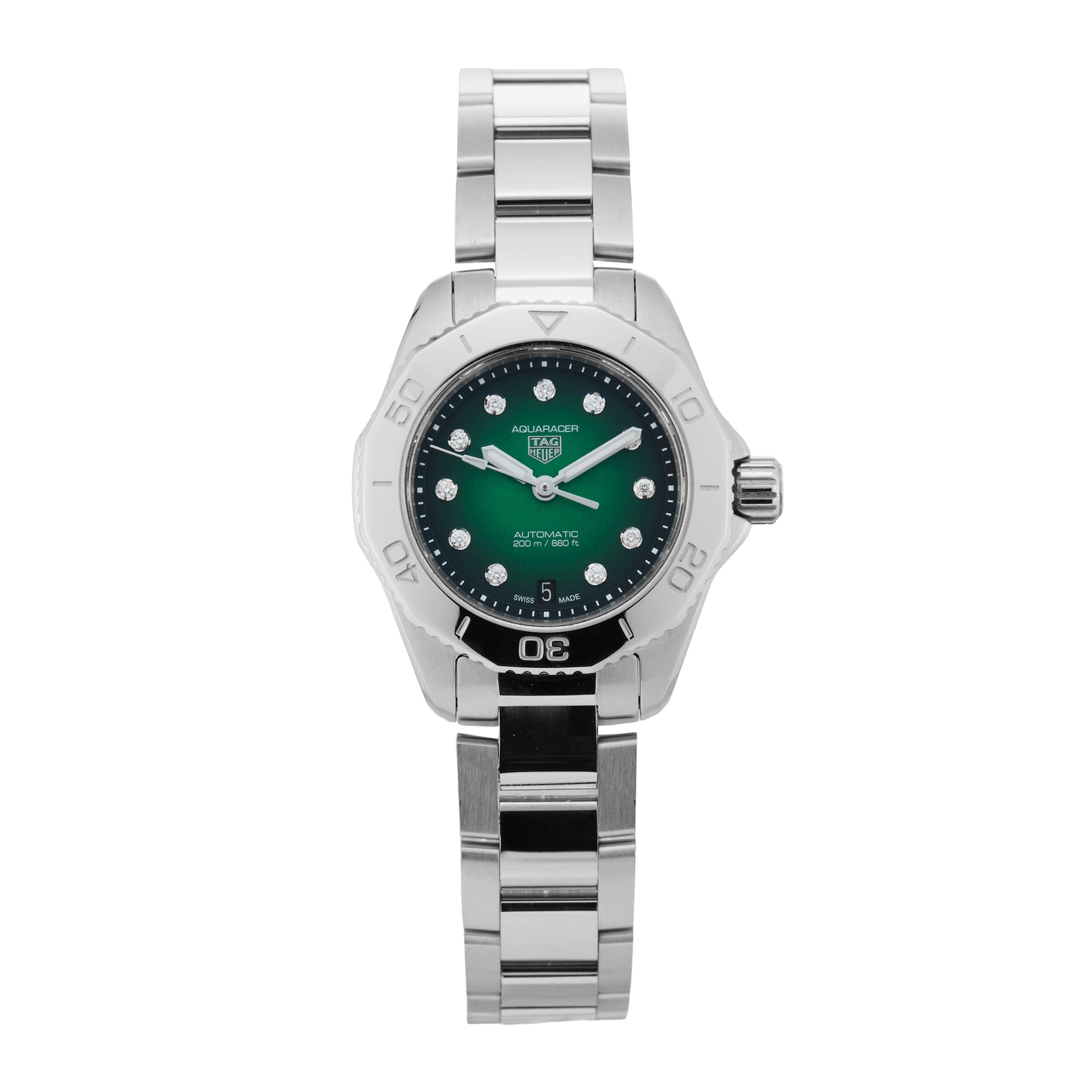 Pre-Owned TAG Heuer Aquaracer Professional 200 Date Automatic 30 mm Stainless Steel