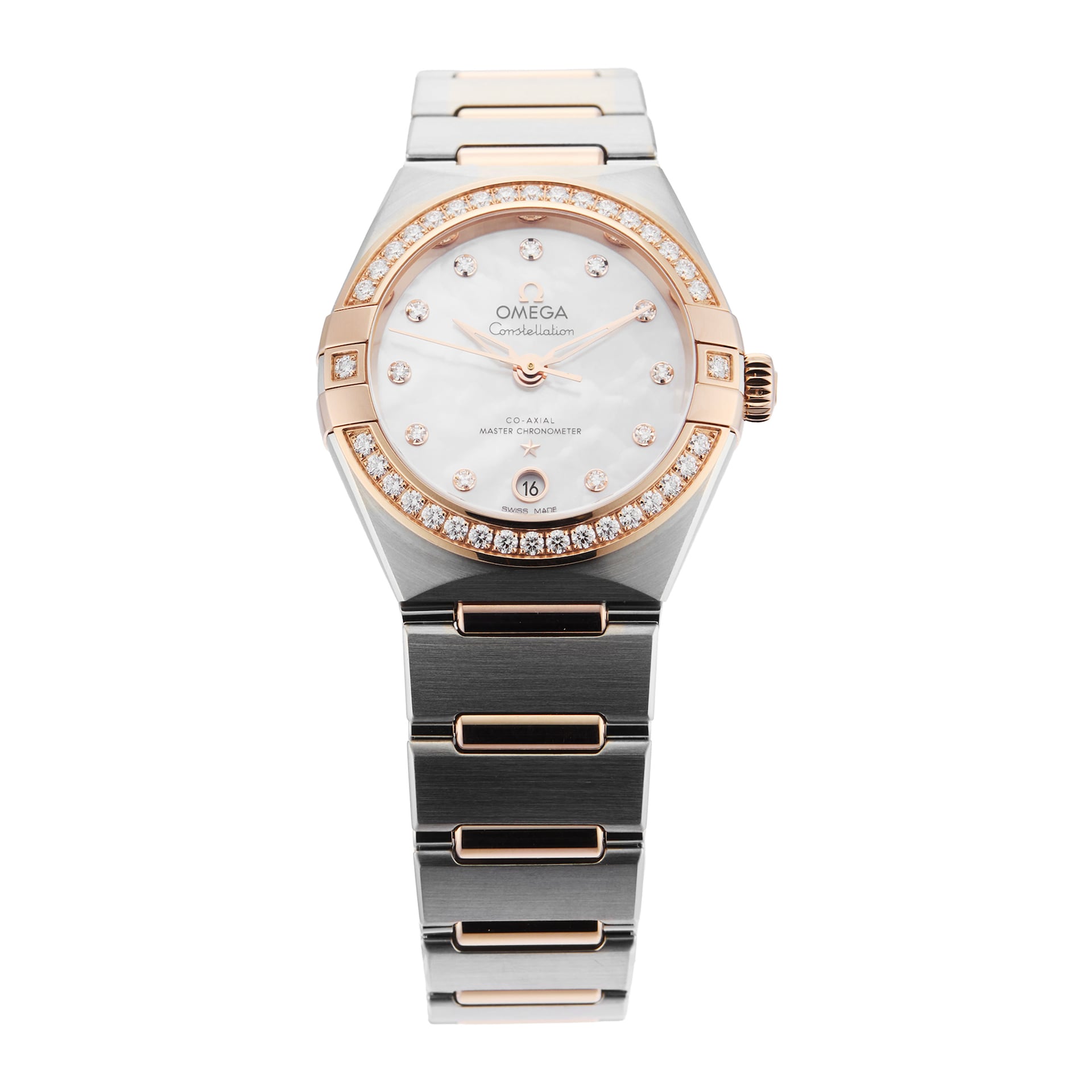 Pre-Owned Omega Constellation 29mm Stainless Steel and Rose Gold Pre-Owned Omega Constellation 29mm Stainless Steel and Rose Gold