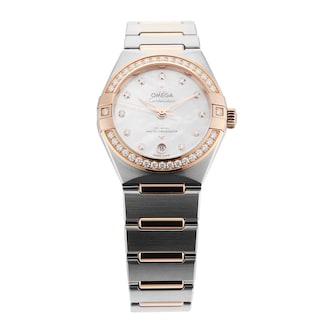 Pre-Owned Omega Constellation 29mm Stainless Steel and Rose Gold Pre-Owned Omega Constellation 29mm Stainless Steel and Rose Gold