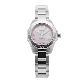 Pre-Owned TAG Heuer Pre-Owned TAG Heuer Aquaracer Strawberry Pink The Watches Of Switzerland Group Exclusive 30mm Stainless Steel WBP2416.BA0622 Pre-Owned TAG Heuer Pre-Owned TAG Heuer Aquaracer Strawberry Pink The Watches Of Switzerland Group Exclusive 30mm Stainless Steel WBP2416.BA0622