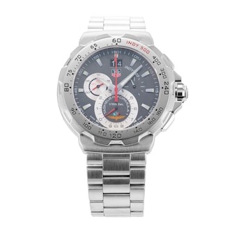 Pre-Owned TAG Heuer Formula 1 'Indy 500' 44mm Stainless Steel CAH101A.BA0860