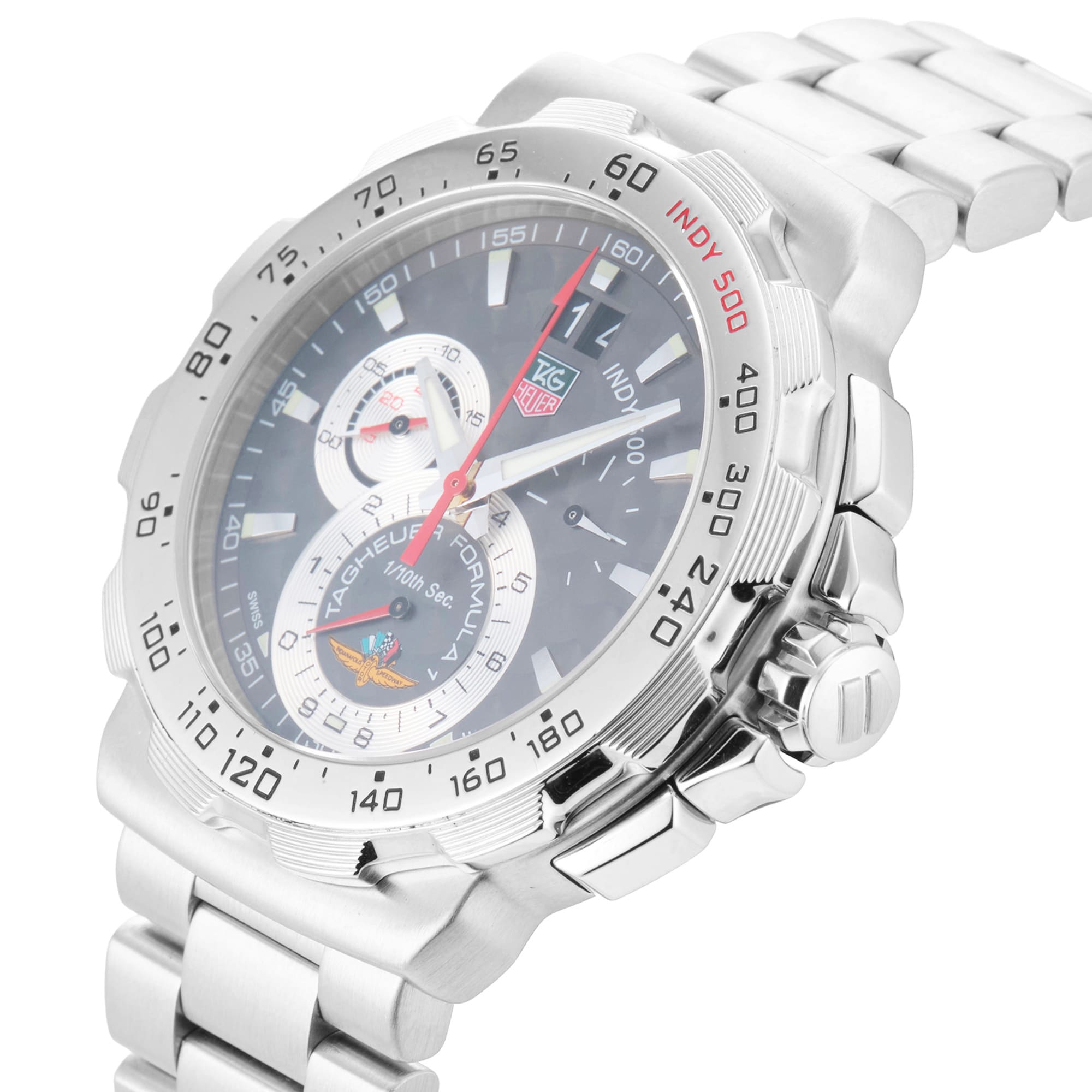 Pre-Owned TAG Heuer Formula 1 'Indy 500' 44mm Stainless Steel CAH101A.BA0860 Pre-Owned TAG Heuer Formula 1 'Indy 500' 44mm Stainless Steel CAH101A.BA0860
