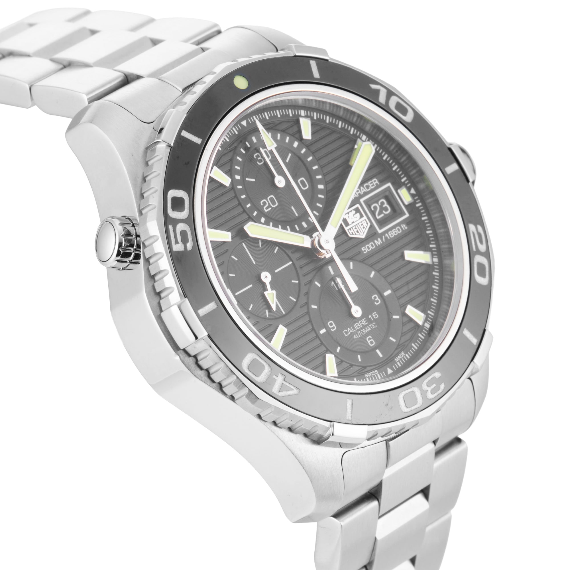 Pre-Owned TAG Heuer Aquaracer 43mm Stainless Steel CAK2111.BA0833 Pre-Owned TAG Heuer Aquaracer 43mm Stainless Steel CAK2111.BA0833