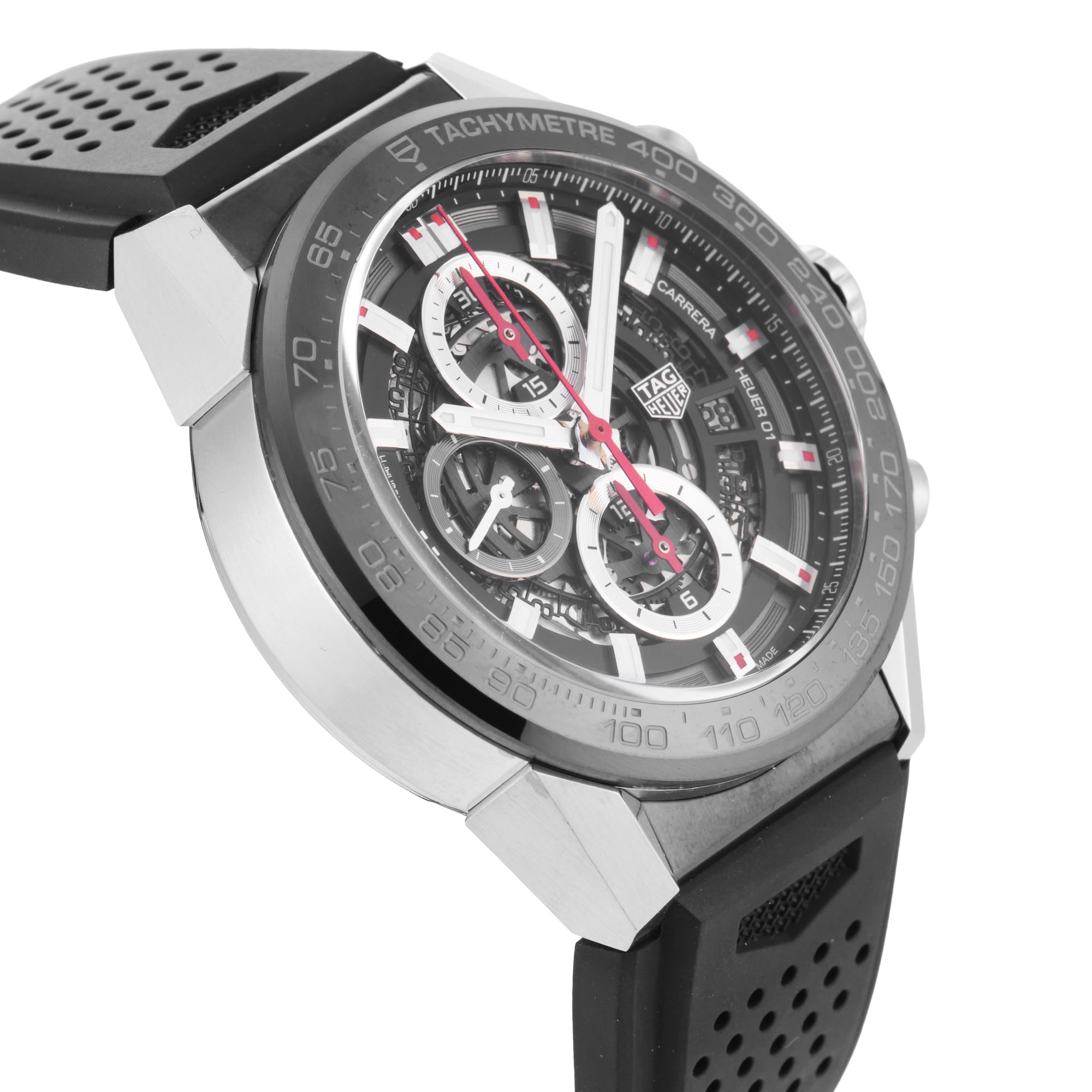 Pre-Owned TAG Heuer Carrera 43mm Stainless Steel Pre-Owned TAG Heuer Carrera 43mm Stainless Steel