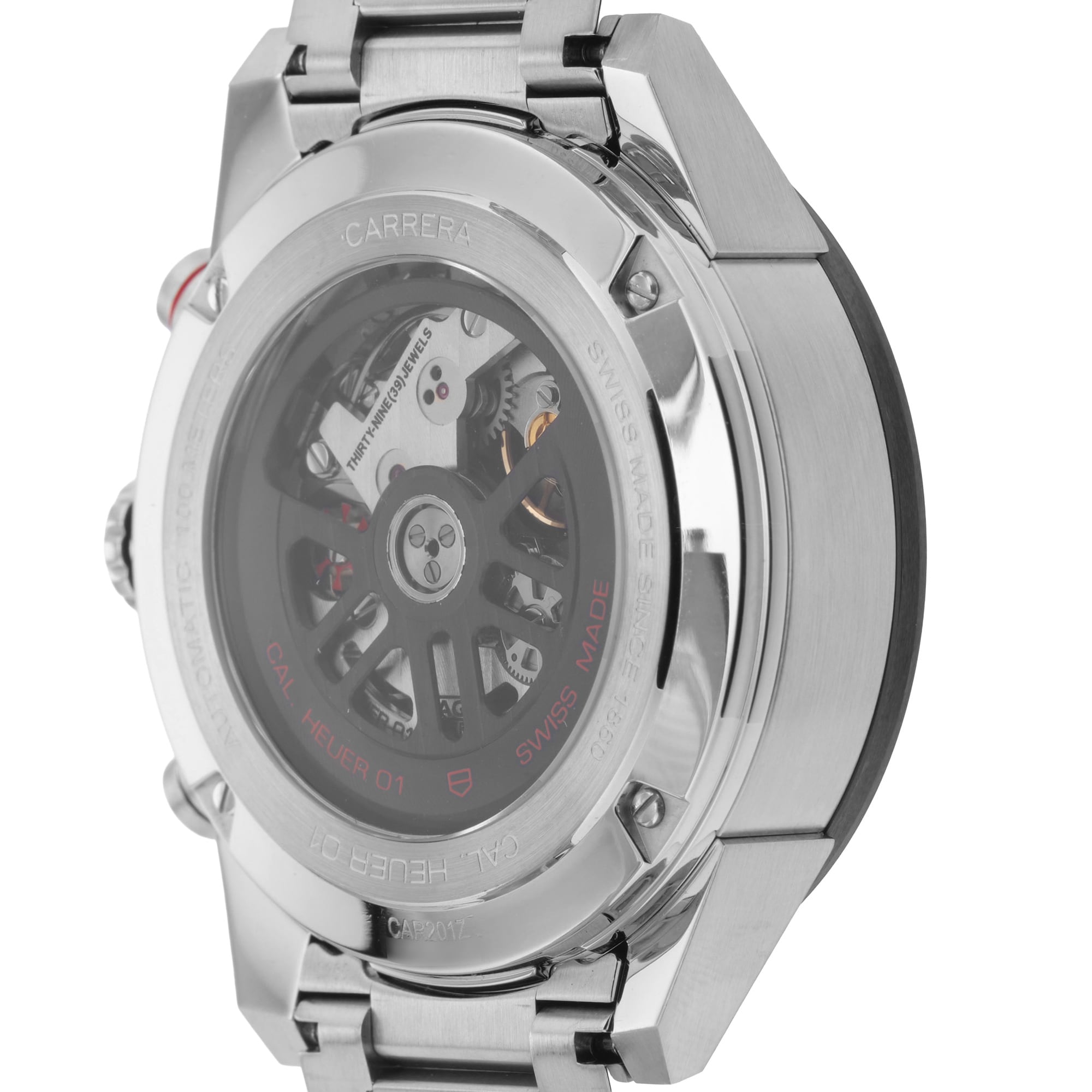 Pre-Owned TAG Heuer Carrera 43mm Stainless Steel and Ceramic Pre-Owned TAG Heuer Carrera 43mm Stainless Steel and Ceramic