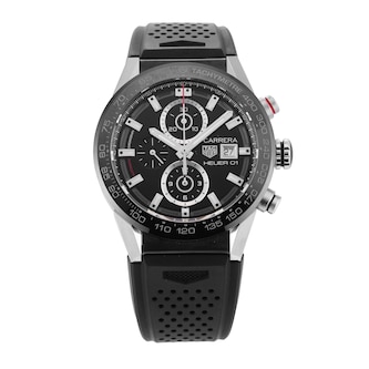 Pre-Owned TAG Heuer Carrera 43mm Stainless Steel and Ceramic