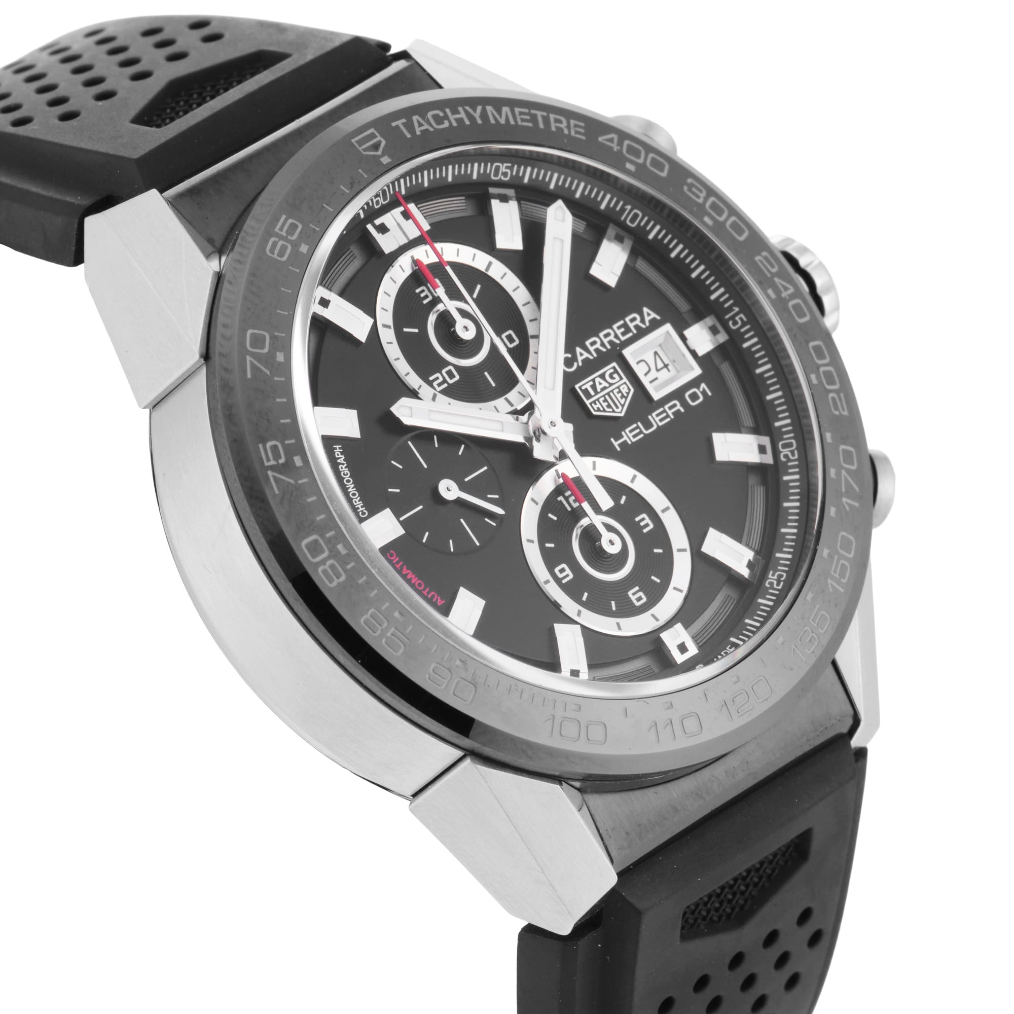 Pre-Owned TAG Heuer Carrera 43mm Stainless Steel and Ceramic