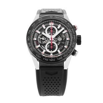 Pre-Owned TAG Heuer Carrera 45mm Stainless Steel and PVD