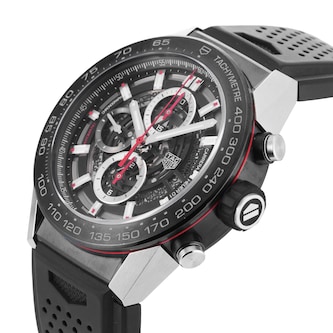 Pre-Owned TAG Heuer Carrera 45mm Stainless Steel and PVD