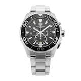Pre-Owned TAG Heuer Aquaracer 43mm Stainless Steel CAY111A.BA0927