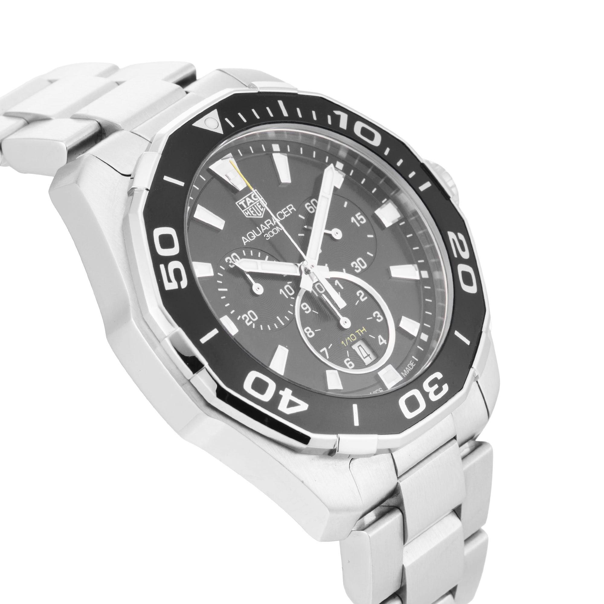 Pre-Owned TAG Heuer Aquaracer 43mm Stainless Steel CAY111A.BA0927