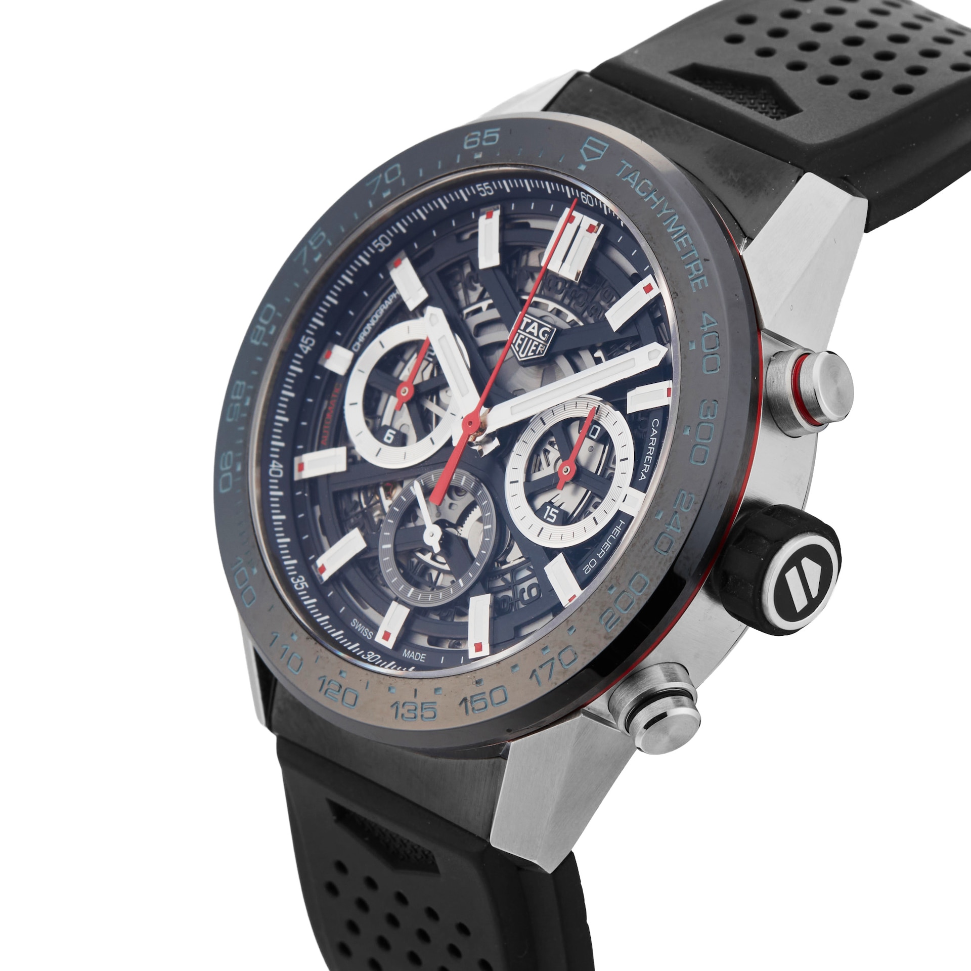 Pre-Owned TAG Heuer Carrera 45mm Stainless Steel and Ceramic CBG2A10.FT6168 Pre-Owned TAG Heuer Carrera 45mm Stainless Steel and Ceramic CBG2A10.FT6168