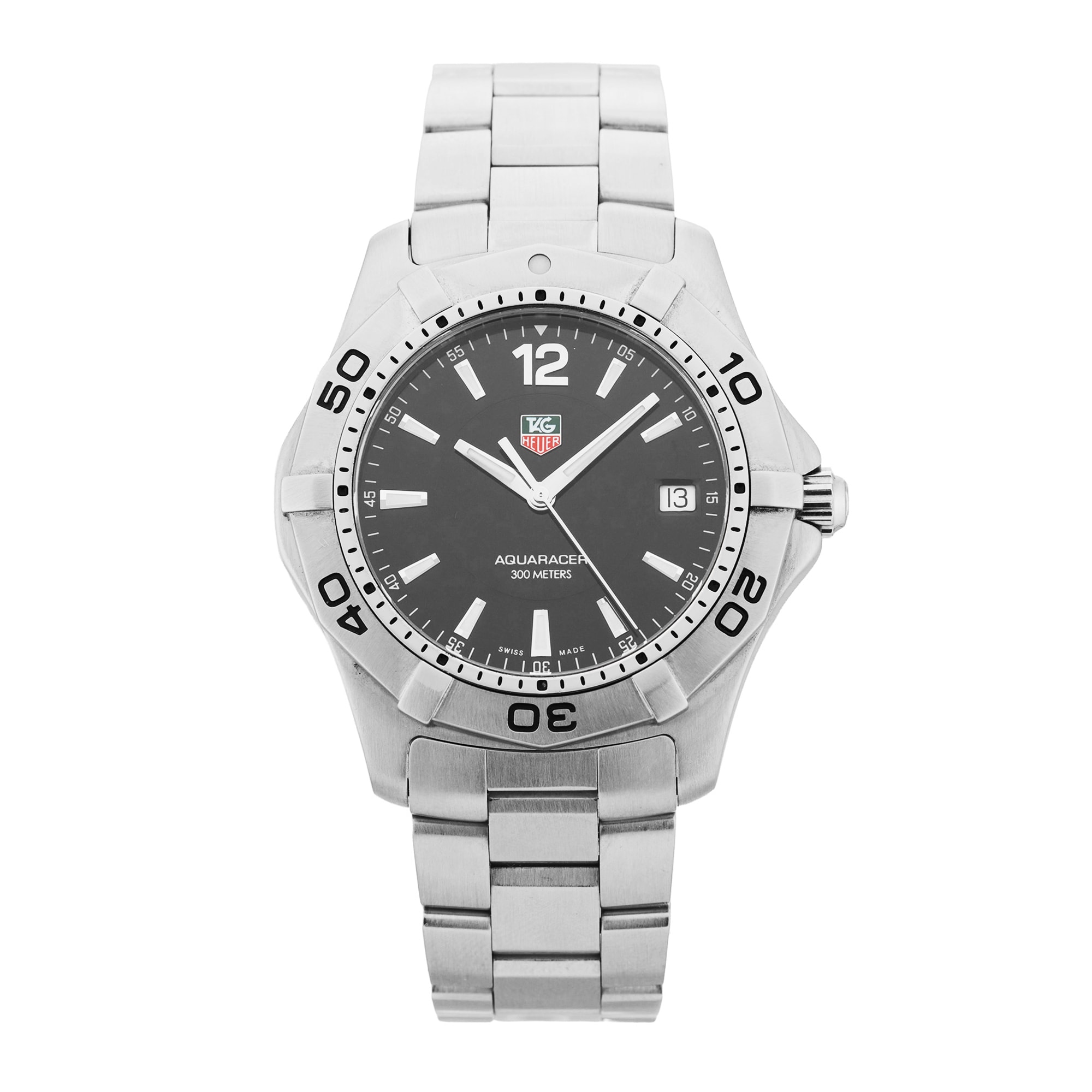 Pre-Owned TAG Heuer Aquaracer 300M 39mm Stainless Steel WAF1110.BA0800 Pre-Owned TAG Heuer Aquaracer 300M 39mm Stainless Steel WAF1110.BA0800