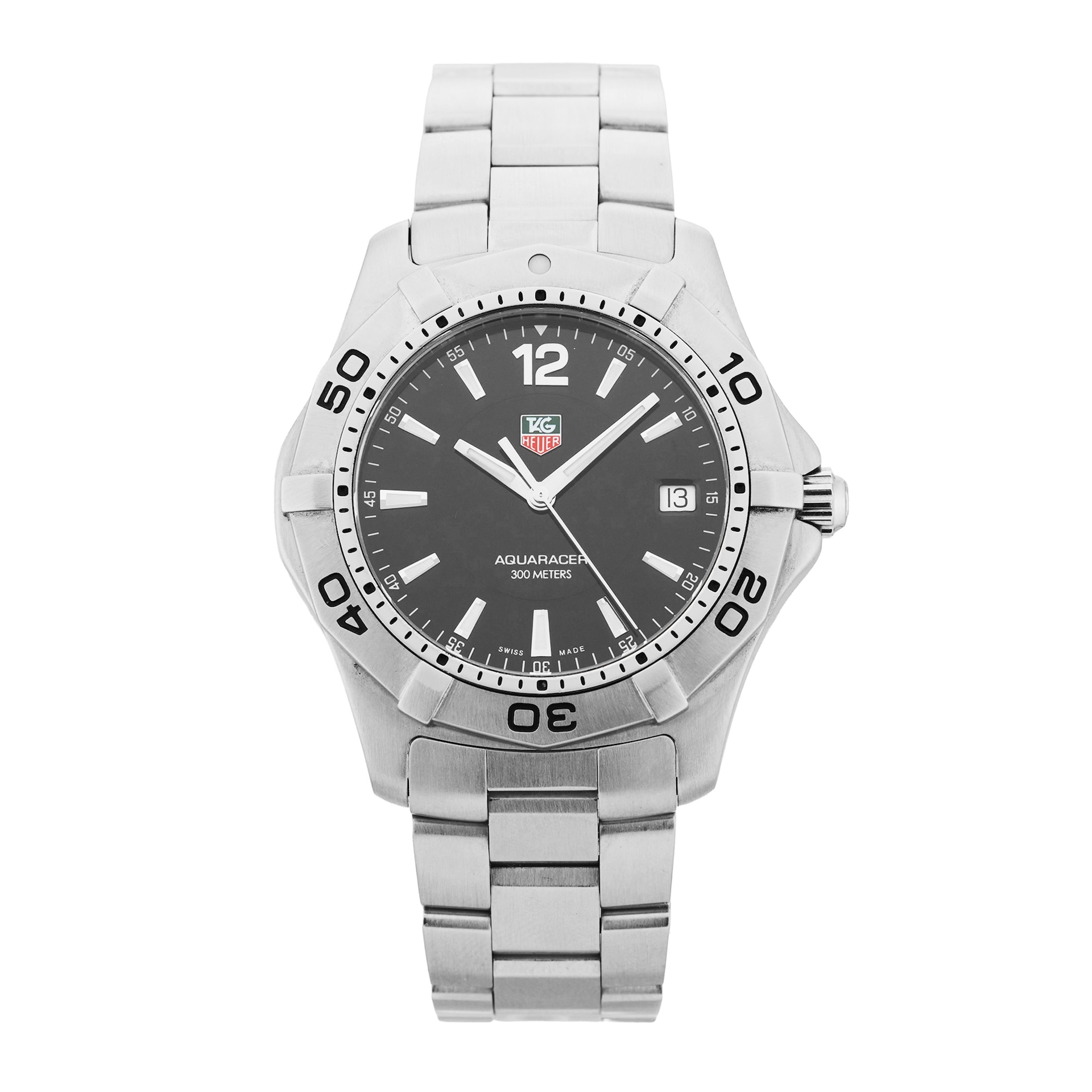 Pre-Owned TAG Heuer Aquaracer 300M 39mm Stainless Steel WAF1110.BA0800 Pre-Owned TAG Heuer Aquaracer 300M 39mm Stainless Steel WAF1110.BA0800