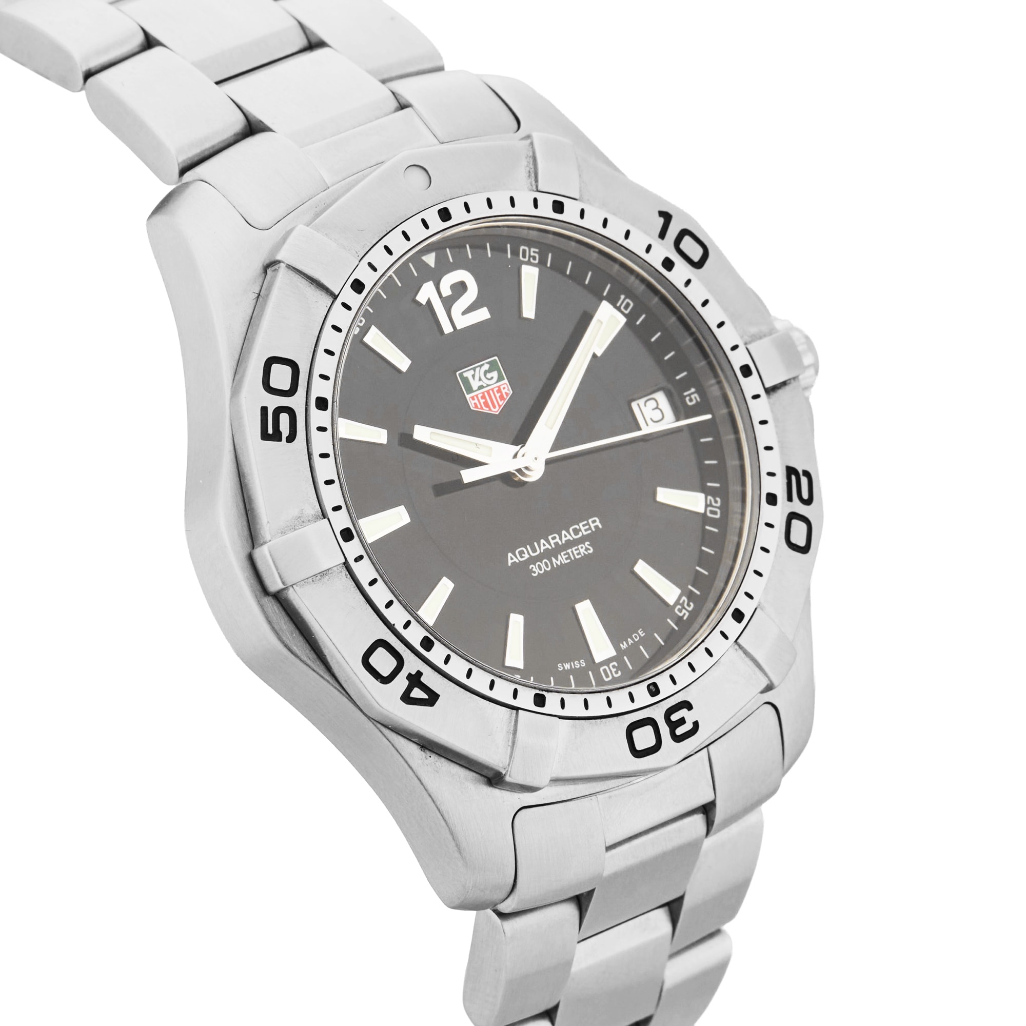 Pre-Owned TAG Heuer Aquaracer 300M 39mm Stainless Steel WAF1110.BA0800 Pre-Owned TAG Heuer Aquaracer 300M 39mm Stainless Steel WAF1110.BA0800