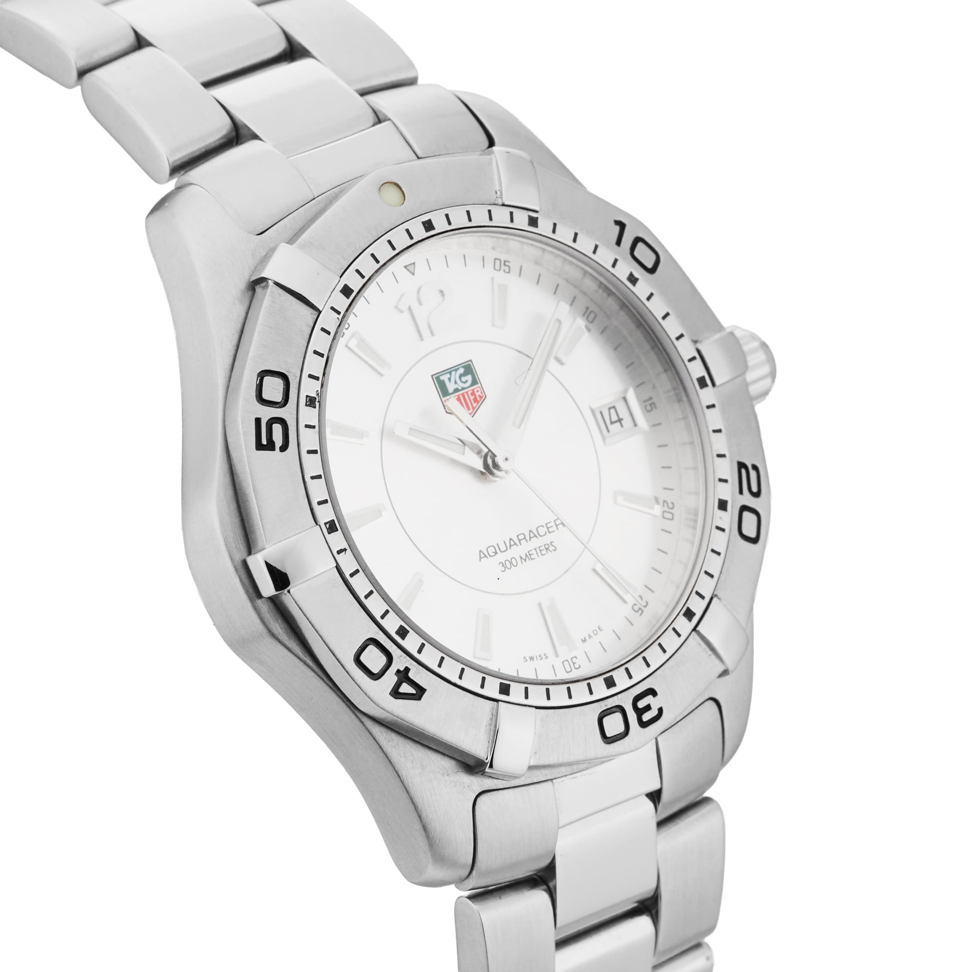 Pre-Owned TAG Heuer Aquaracer 38.4mm Stainless Steel WAF1112.BA0801