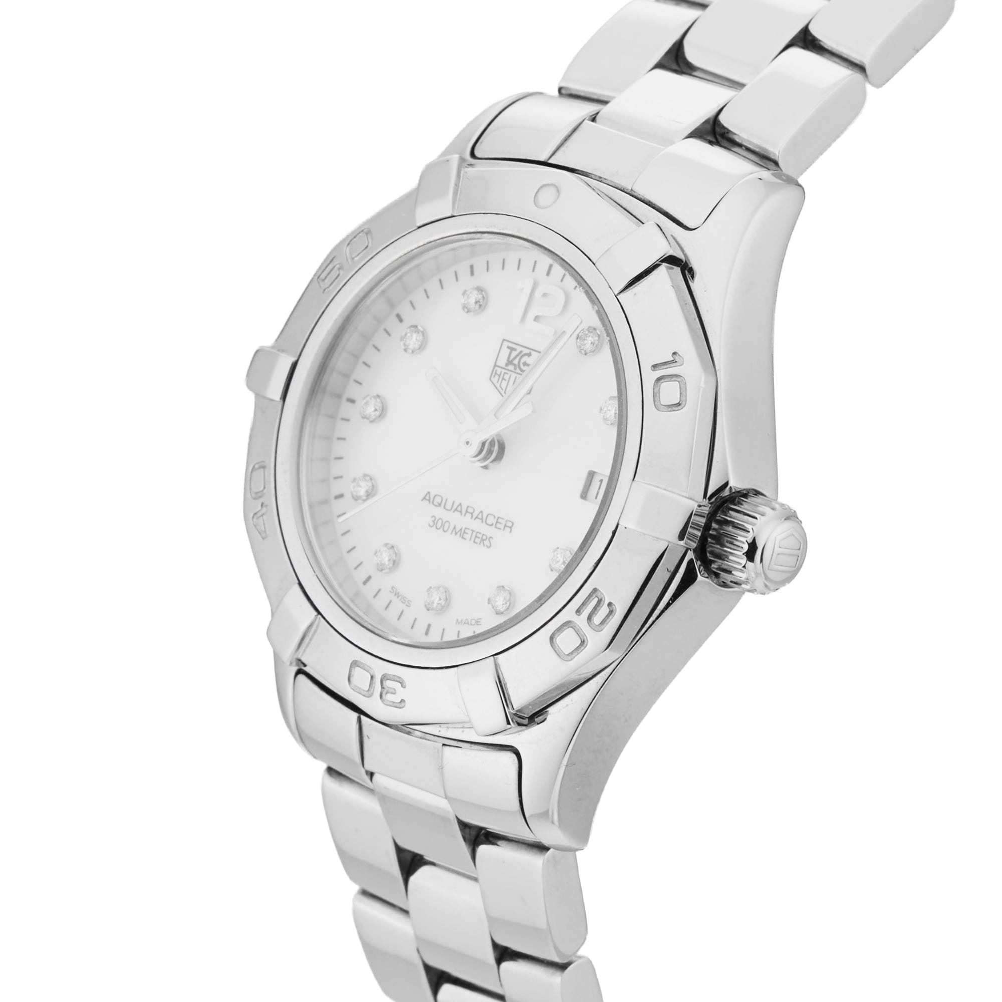 Pre-Owned TAG Heuer Aquaracer 27mm Stainless Steel WAF1415.BA0824 Pre-Owned TAG Heuer Aquaracer 27mm Stainless Steel WAF1415.BA0824