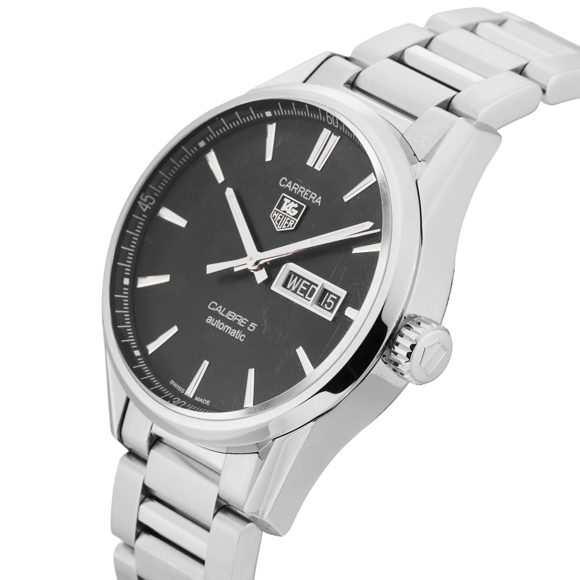 Pre-Owned TAG Heuer Carrera 41mm Stainless Steel WAR201A.BA0723 Pre-Owned TAG Heuer Carrera 41mm Stainless Steel WAR201A.BA0723