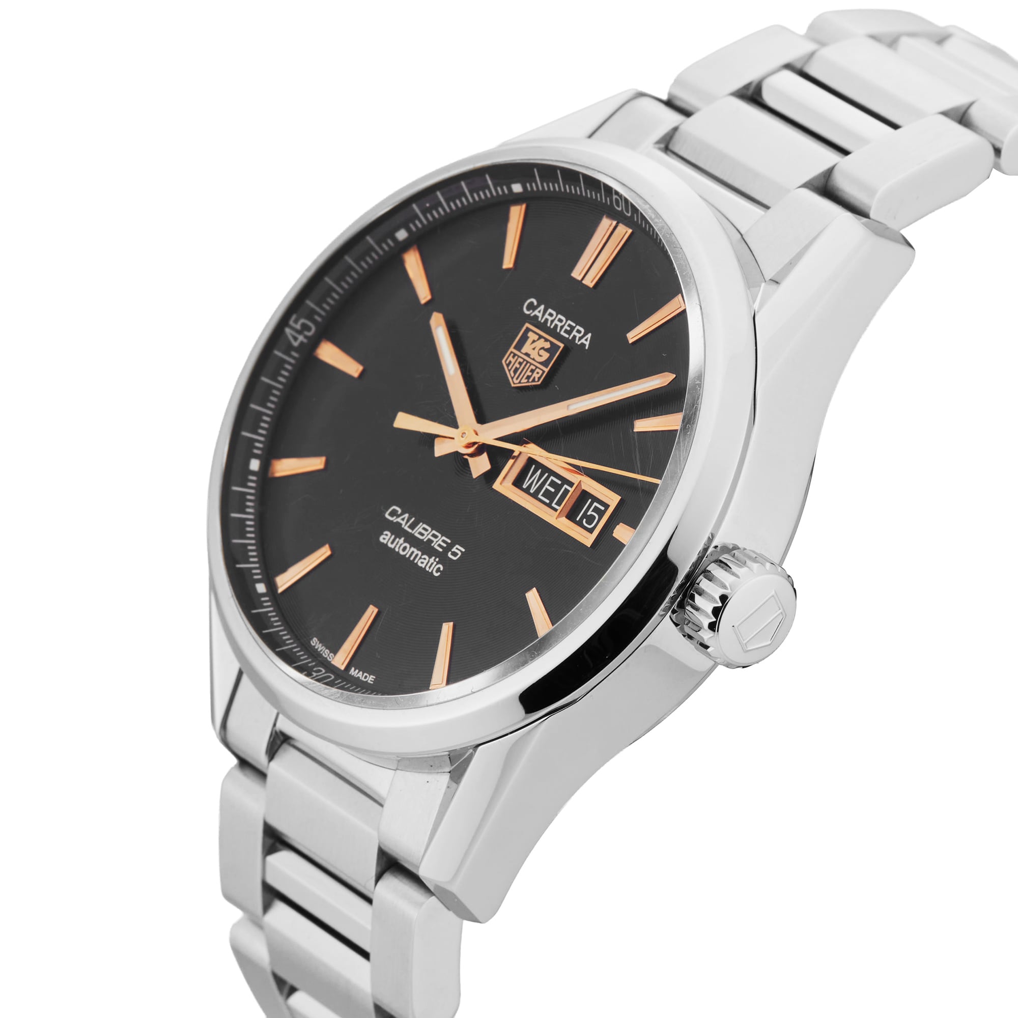 Pre-Owned TAG Heuer Carrera 41mm Stainless Steel WAR201C.BA0723