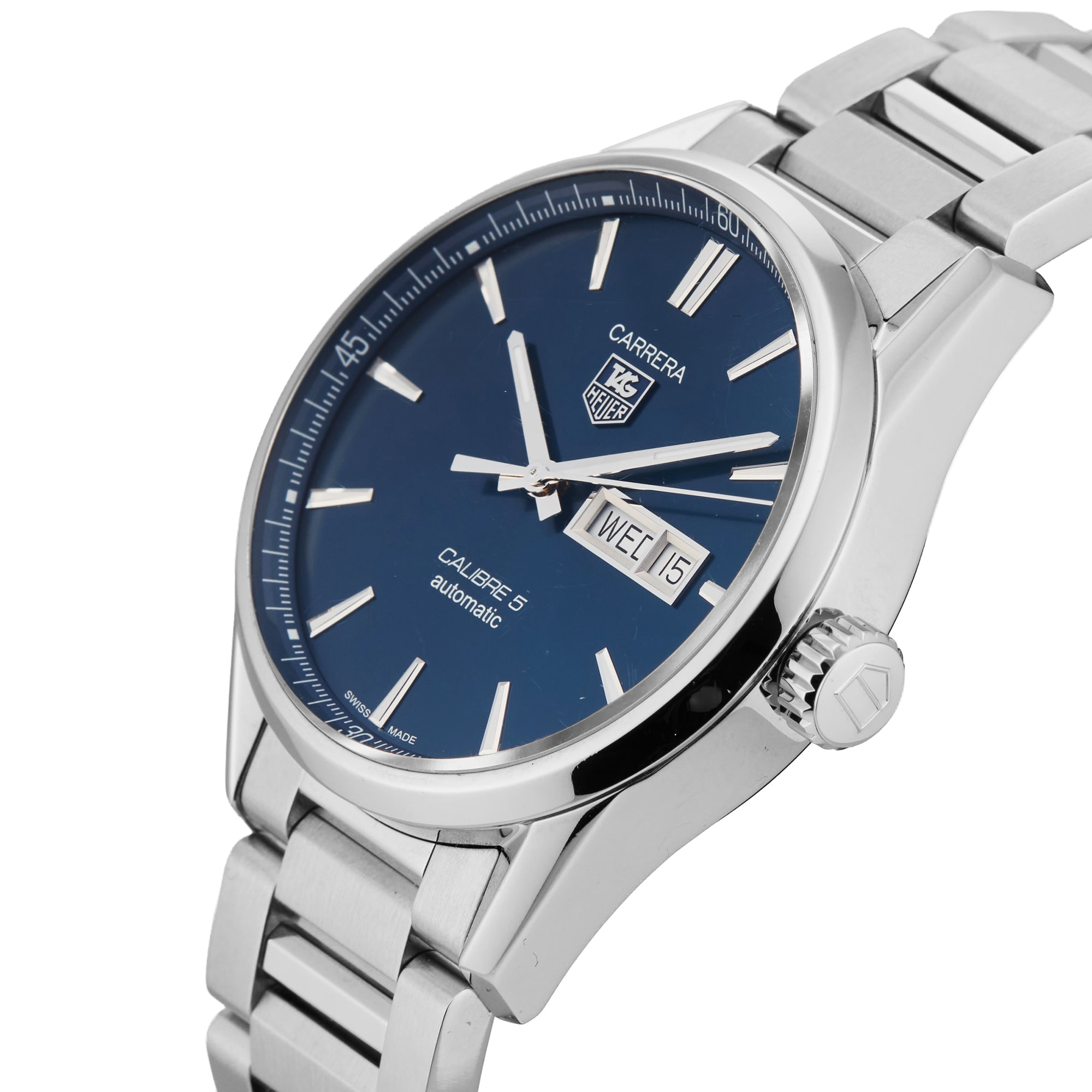 Pre-Owned TAG Heuer Carrera Automatic 41mm Stainless Steel WAR201E.BA0723 Pre-Owned TAG Heuer Carrera Automatic 41mm Stainless Steel WAR201E.BA0723