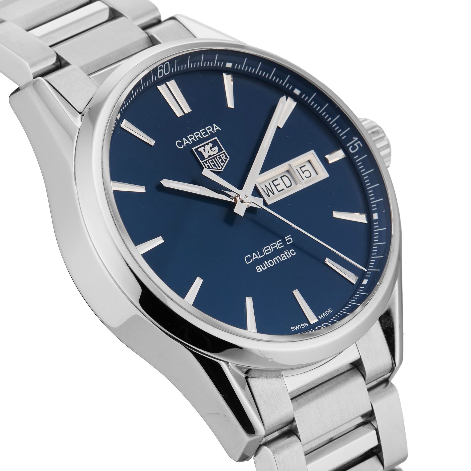 Pre-Owned TAG Heuer Carrera Automatic 41mm Stainless Steel WAR201E.BA0723 Pre-Owned TAG Heuer Carrera Automatic 41mm Stainless Steel WAR201E.BA0723