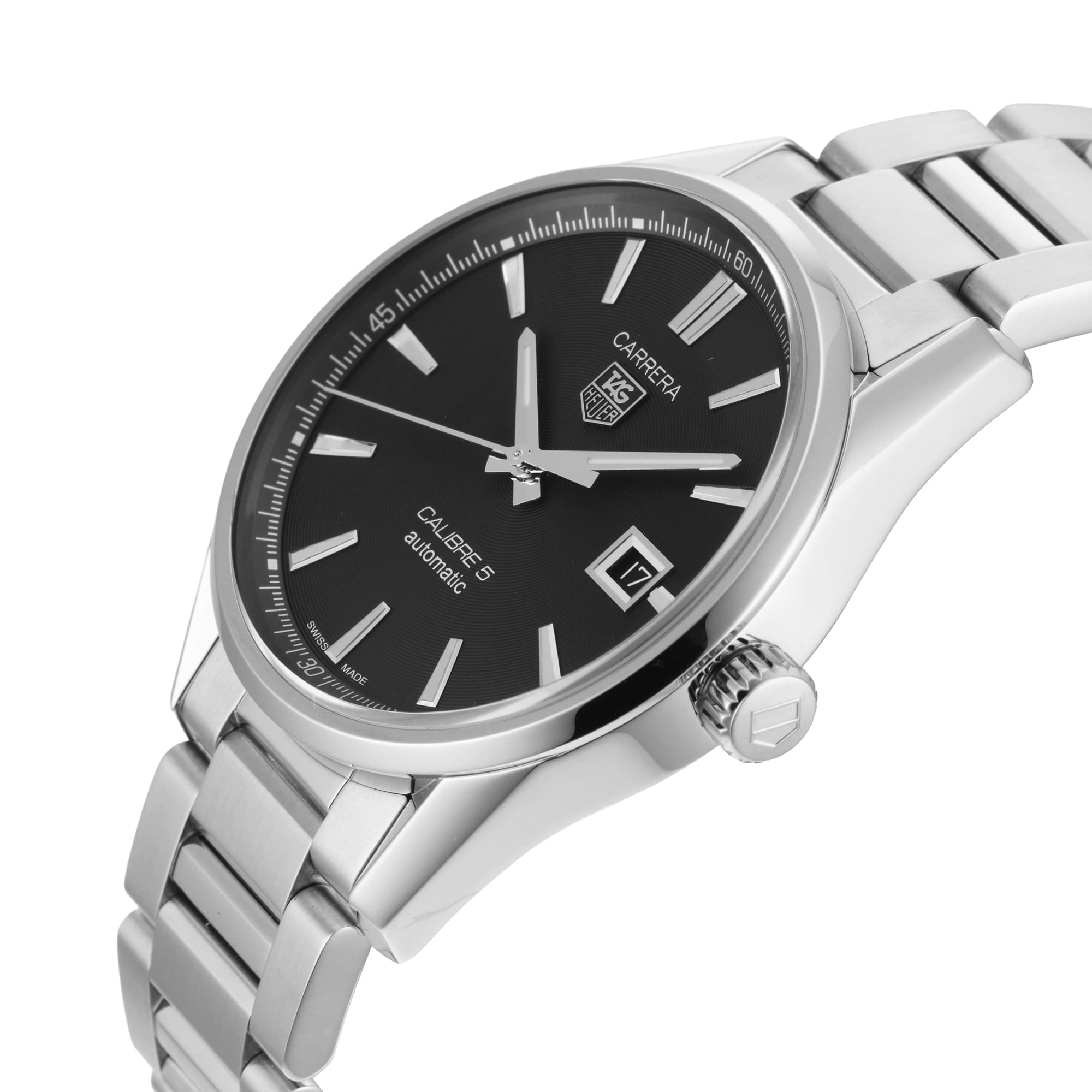 Pre-Owned TAG Heuer Carrera Automatic 39mm Stainless Steel WAR211A.BA0782 Pre-Owned TAG Heuer Carrera Automatic 39mm Stainless Steel WAR211A.BA0782
