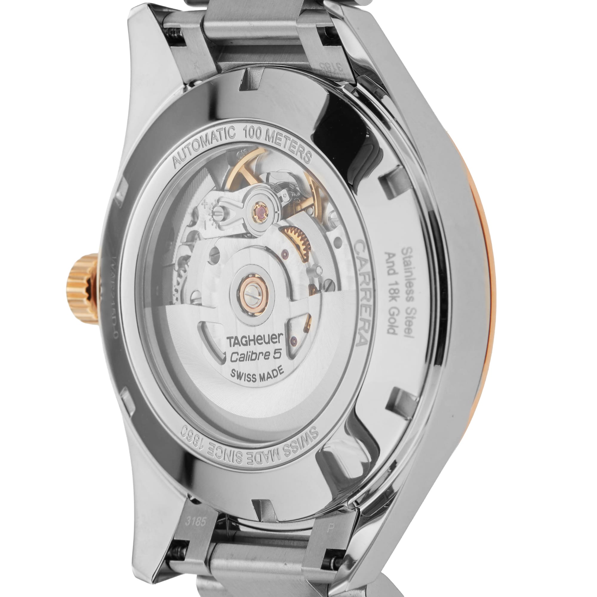 Pre-Owned TAG Heuer Carrera 39mm Stainless Steel WAR215B.BD0783 Pre-Owned TAG Heuer Carrera 39mm Stainless Steel WAR215B.BD0783