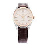 Pre-Owned TAG Heuer Carrera 39mm Stainless Steel and Rose Gold WAR215D.FC6181