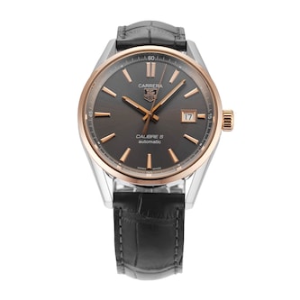 Pre-Owned TAG Heuer Carrera 39mm Stainless Steel and Rose Gold WAR215E.FC6336
