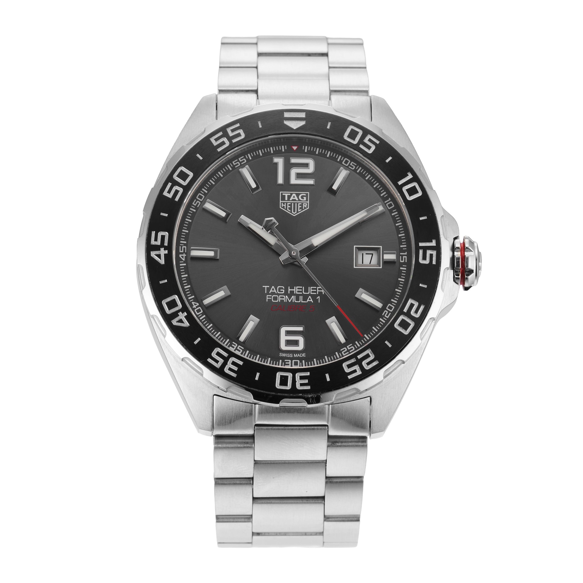 Pre-Owned TAG Heuer Formula 1 Date Automatic 43mm Stainless Steel WAZ2011.BA0842